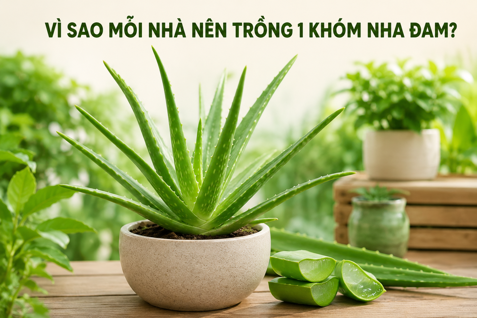 Vì Sao Mỗi Nhà Nên Trồng 1 Khóm Nha Đam?