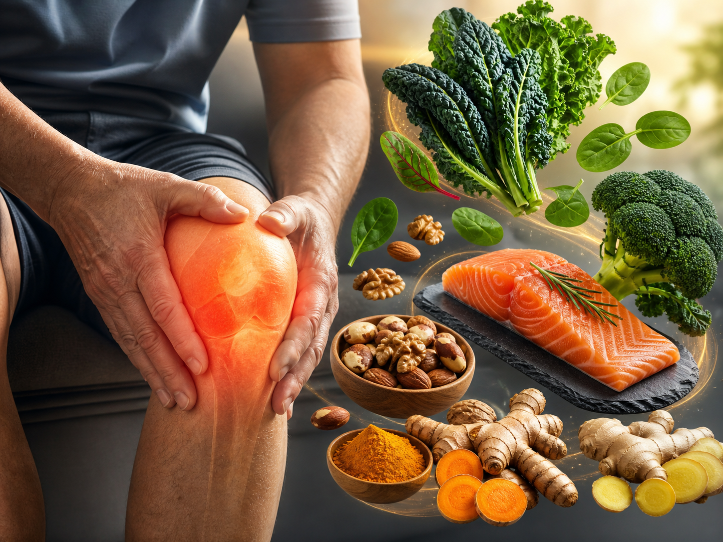 Thực phẩm giúp giảm đau gối: Ăn gì để hỗ trợ khớp khỏe hơn?