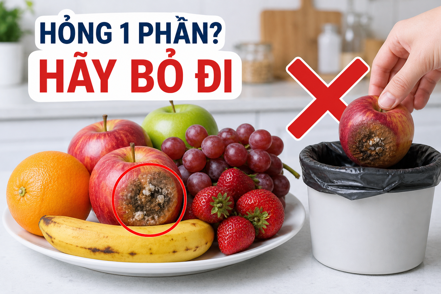 Hoa Quả Hỏng Một Phần Có Nên Cắt Bỏ Rồi Ăn Tiếp Không?